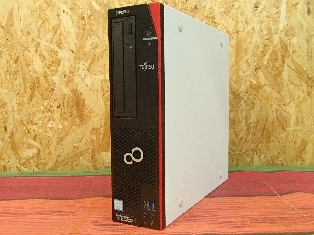 △動作確認済 Fujitsu ESPRIMO D588/TX△第8世代 Core i5-8500/メモリ 8GB/SSD 256GB+HDD 500GB/DVDマルチ/Win 10 Pro△