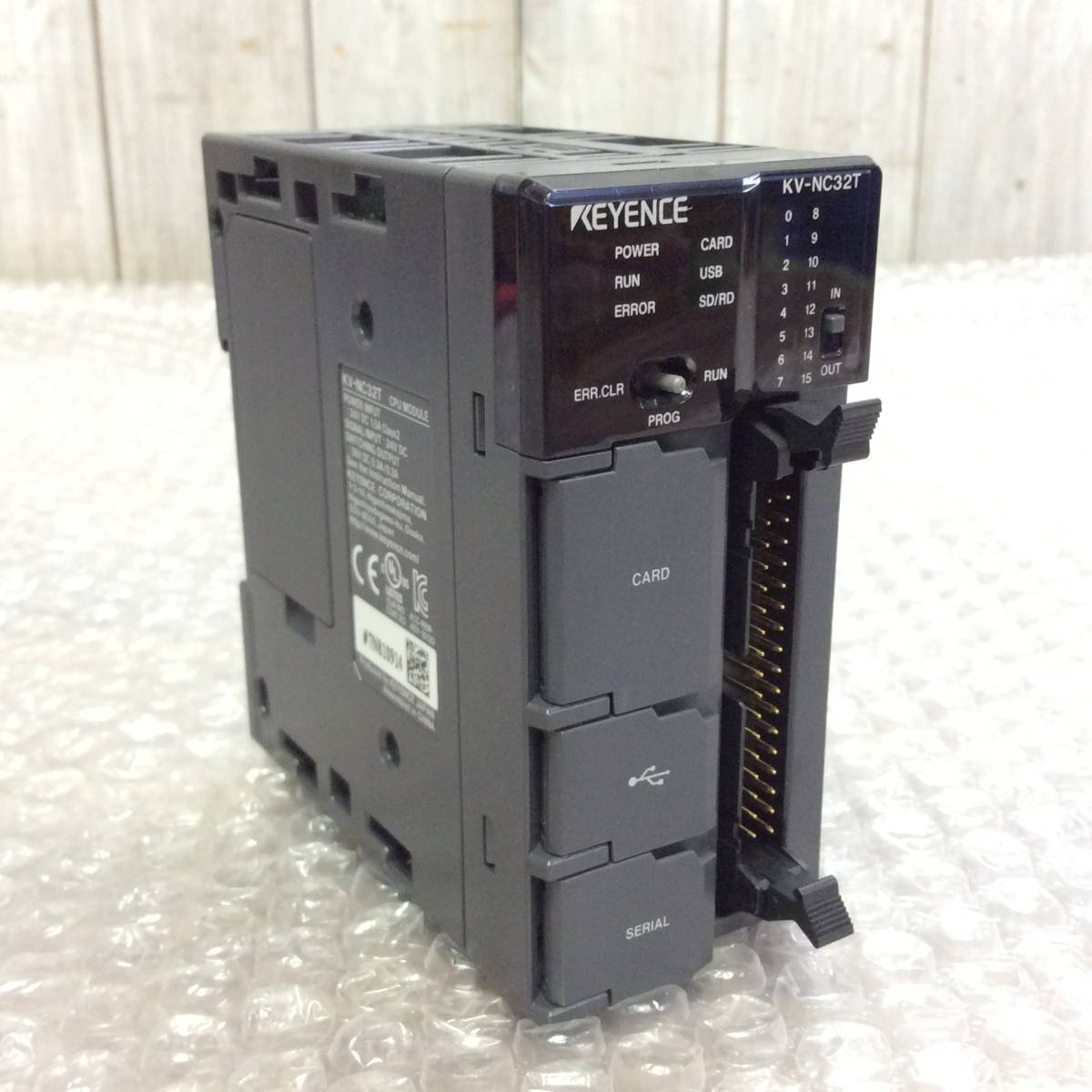 【セール，高品質】 AH-8607 品 KEYENCE 基本ユニット 32点タイプ 入力16点／出力16点 シーケンサ KV-NC32T レタパプラス発送(電材、配電用品)｜売買されたオークション情報、yahooの商品情報をアーカイブ公開 - オークフ その他