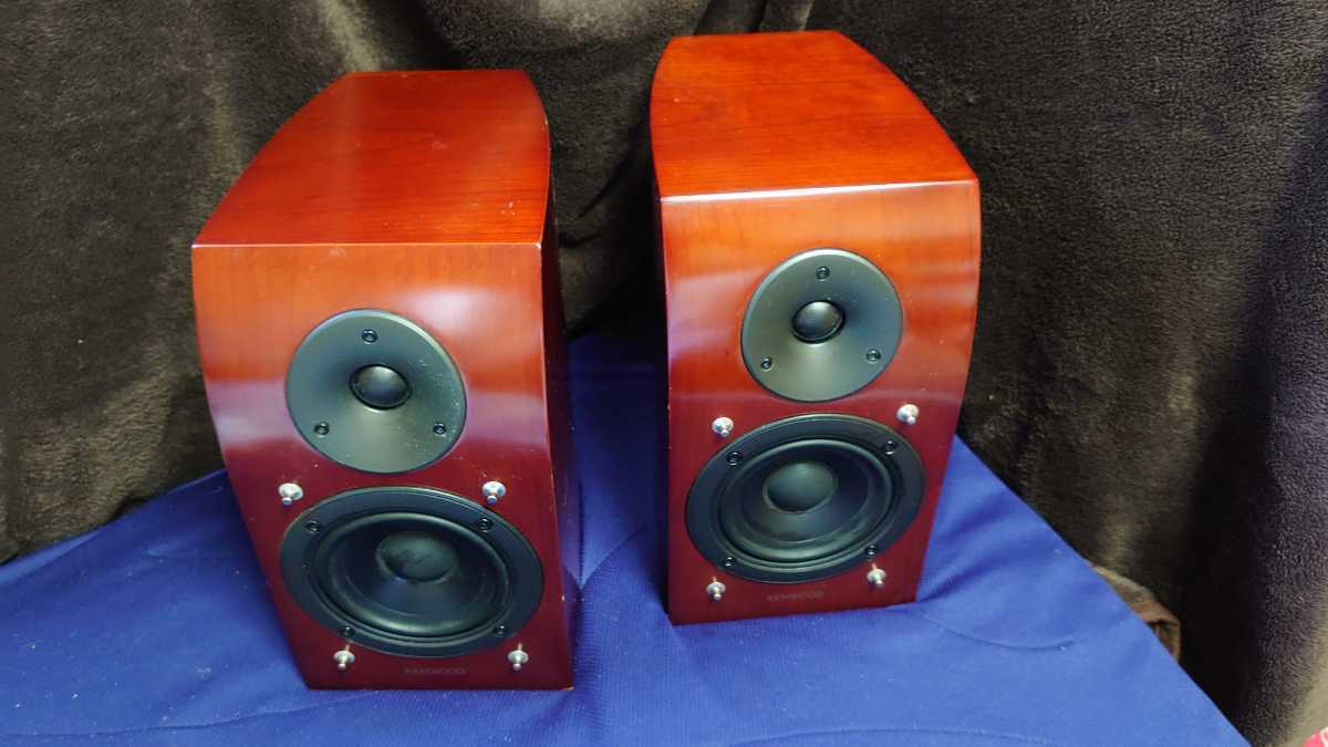 KENWOOD ペア スピーカーシステム 木目 ケンウッド LS-K1000 AV機器
