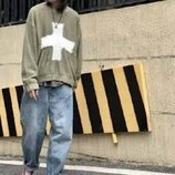 キャピタル　KAPITAL ニット　セーター　サイズ3 KAPITAL KAPITAL（ニット・セーター｜トップス）：メンズ キャピタル ジャガードニット 8G GAUDYフード