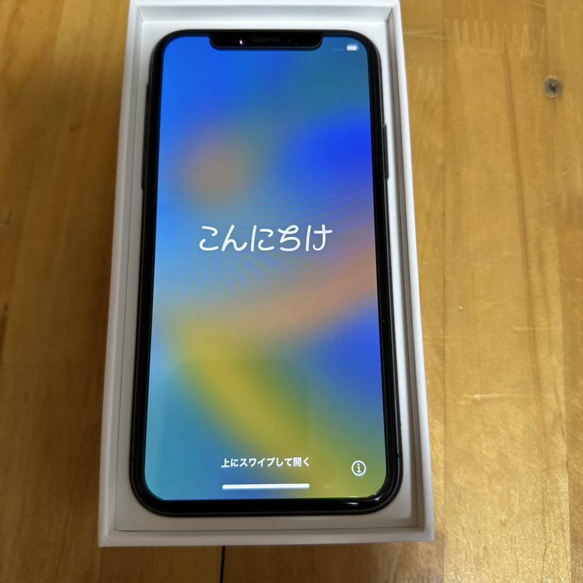 iPhone X 256G SIMロック解除済 iPhone X スペースグレイ 256GB SIM 