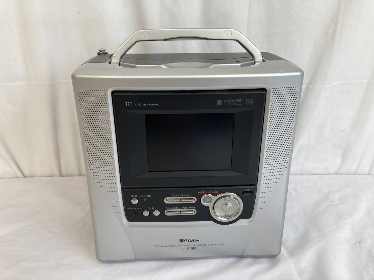 CASIO ポータブルビデオカセットレコーダー VF-60S 希少 レアCASIO VHS