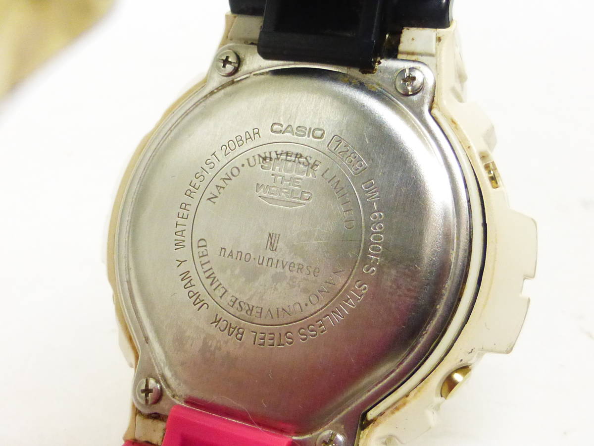 ☆カシオ G-SHOCK DW-6900FS nano-universe ナノユニバース 中古 