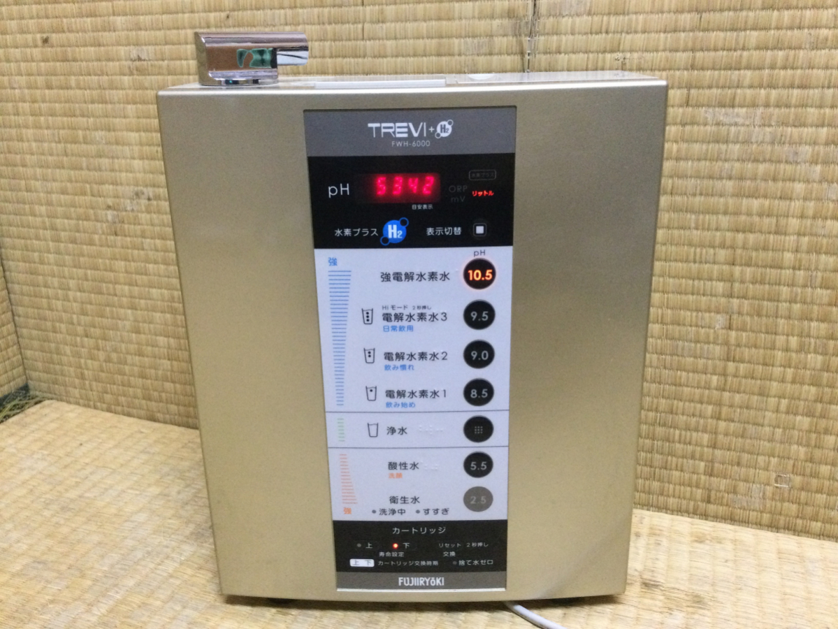 フジ医療器 TREVI トレビ FWH-6000 アルカリイオン整水器 T10045 連続 