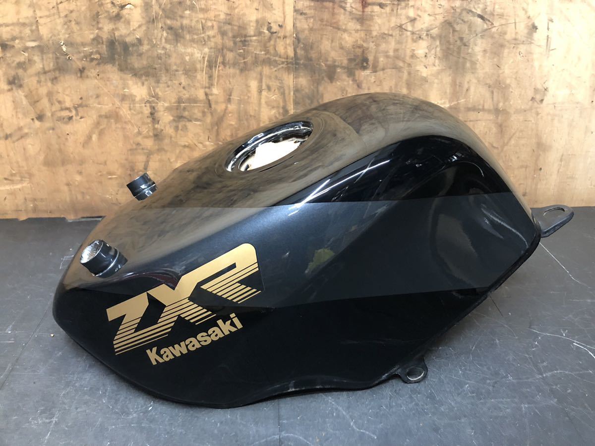 カワサキ ZXR250 ZX250A 純正 ガソリンタンク 黒金 燃料 フューエル 