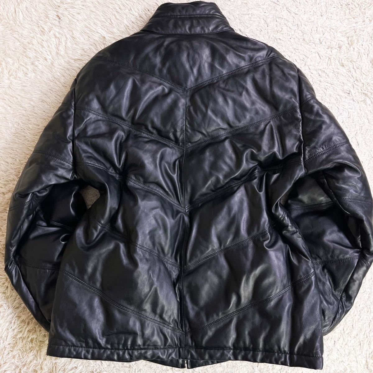 希少サイズLL】 LICORICE 【高級極暖レザーダウン】 リコリス ダウン