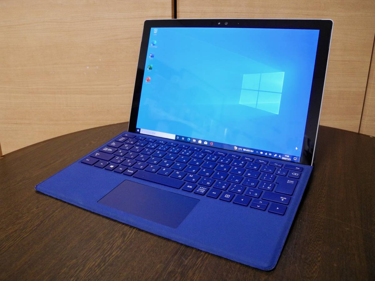 □Surface PRO 4（i5 6300U/8GB/256GB/オフィス）AC & キーボード付