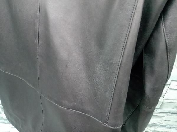 theory/フーデッドレザージャケット/02-6405000-050-904/フード/シングルライダース/セオリー/羊革/シープスキン/メンズ/サイズ M/ブラック Theory | レザー B-6 ] ジップアップ