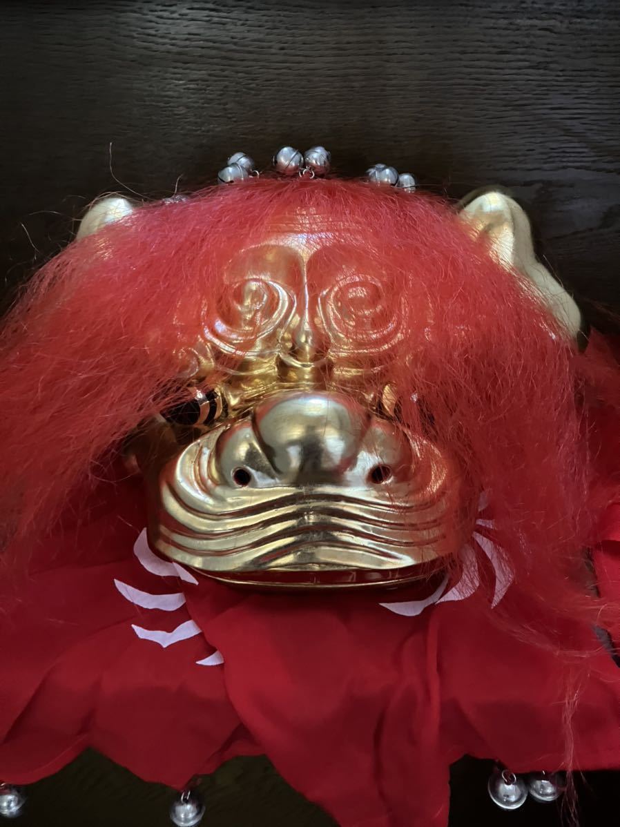日舞小道具 獅子舞 子獅子 赤獅子 舞 手獅子 【公式通販】