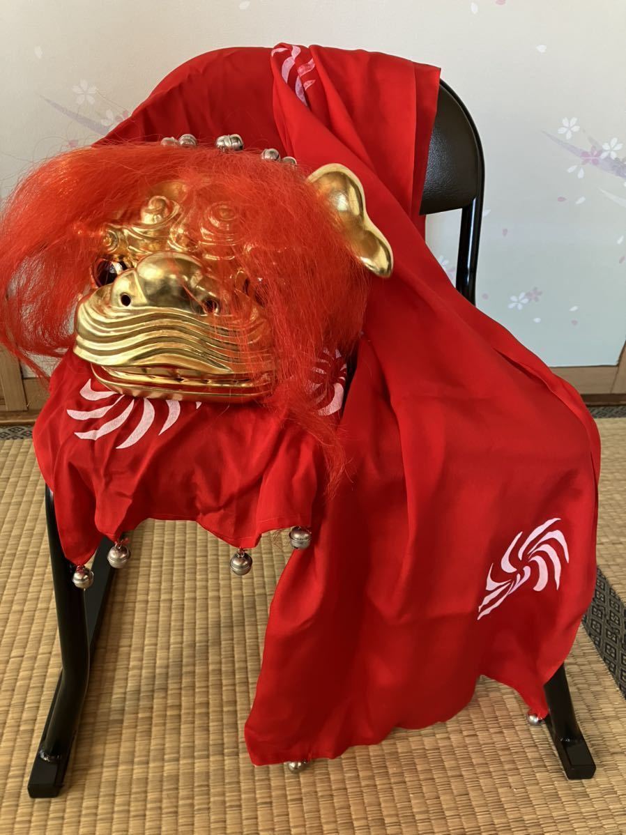 日舞小道具　獅子舞　子獅子　赤獅子　舞 手獅子 日舞小道具 獅子舞 子獅子 赤獅子 舞 手獅子 【公式通販】