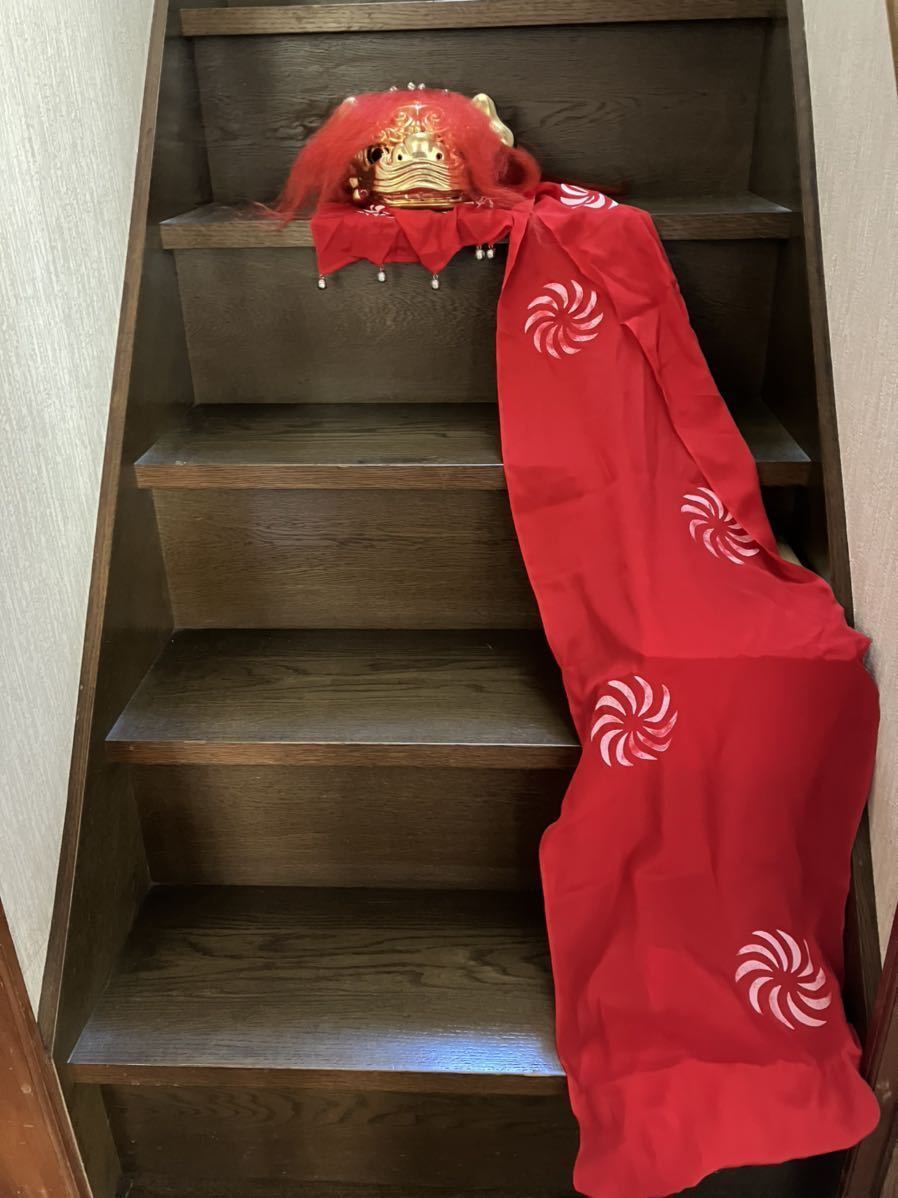 日舞小道具 獅子舞 子獅子 赤獅子 舞 手獅子 【公式通販】