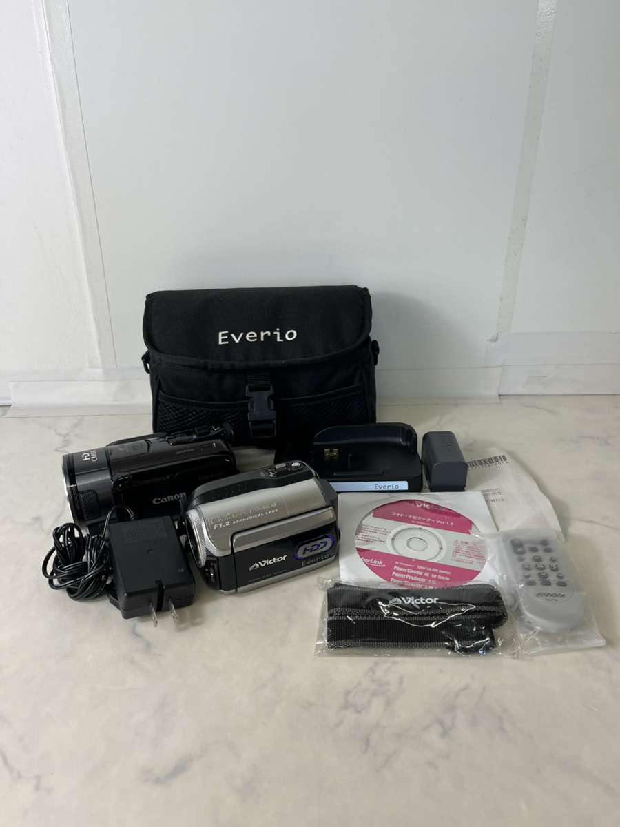 2064A☆Victor Everio ビクター GZ-MG275-B HDDデジタルビデオカメラ