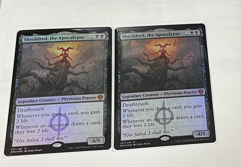 黙示録、シェオルドレッド mtg foil the 日本語版 MTG 英語 Apocalypse