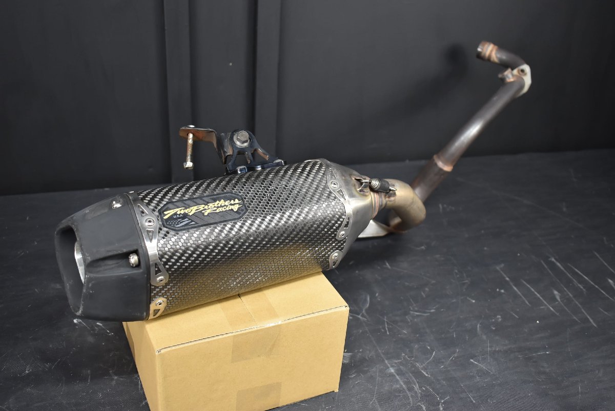 Z125 Two Brothers Racing ツーブラザーズレーシング TARMAC カーボンサイレンサー フルエキゾーストマフラー