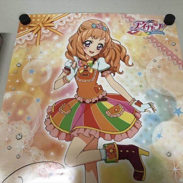 Z3742 ◇アイカツ 姫里マリア サイン入りポスター A3サイズ(コミック