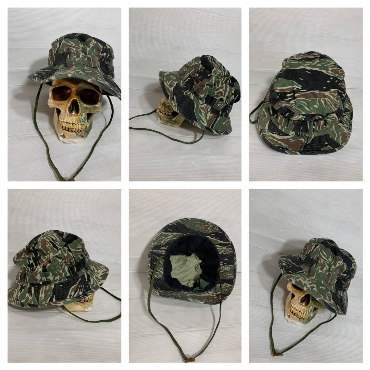 Ghost Gear ゴーストギア　ライラクス　タイガーストライプカモ　迷彩　コンバット　ミリタリー　エアロブーニーハット　L