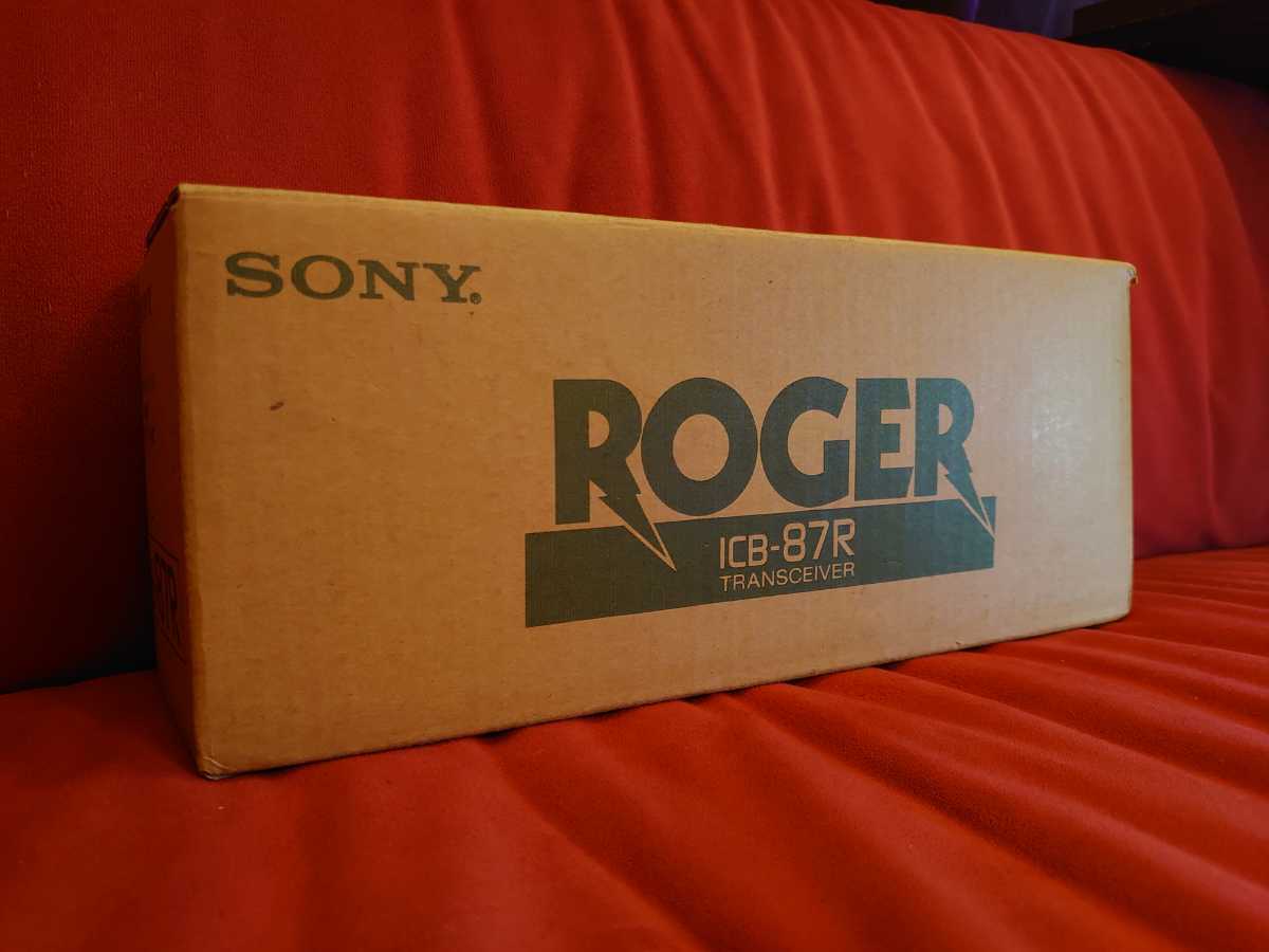 SONY　ICB-87R トランシーバー　ジャンク SONY】ICB-87R TRANCEIVER 8ch ジャンク ソニー トランシーバー 無線機