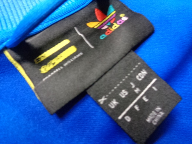 アディダス オリジナルス&times;ファレルウィリアムス adidas ジャージ メンズMサイズ 青系 スーパースター トラックトップ(ジャンパー、ブルゾン)｜売買されたオークション情報、yahooの商品情