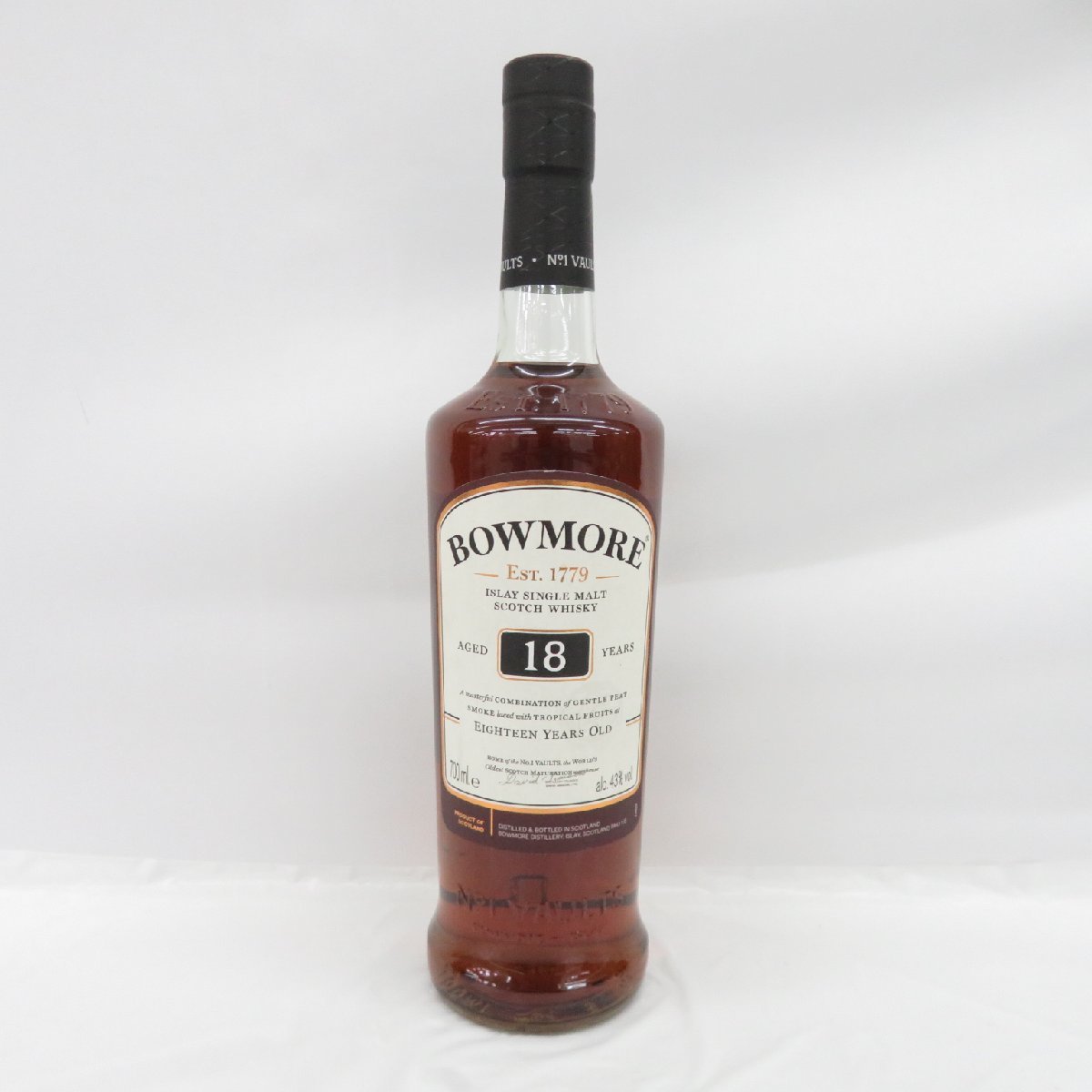 未開栓】BOWMORE ボウモア 18年 アイラ シングルモルト ウイスキー