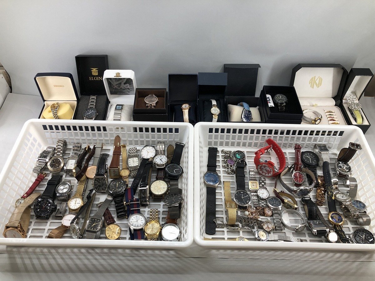 ジャンク まとめ売り 腕時計 メーカー混在 動作未確認 破損・欠損品 