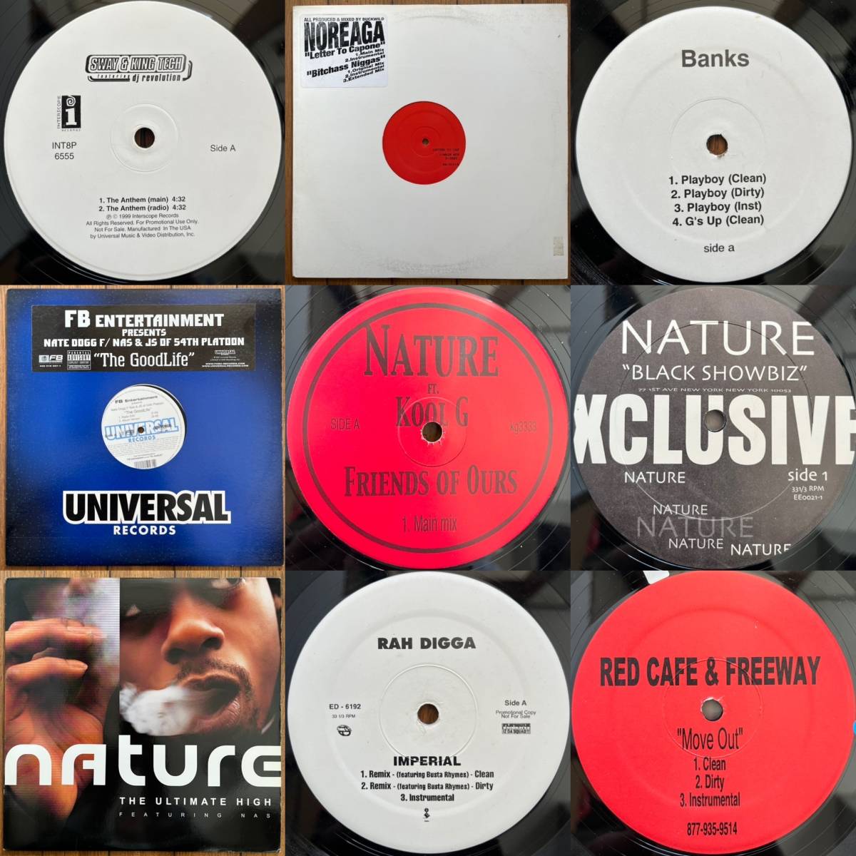 HIP HOP RAP レコード 1円スタート!! プロモ盤含む まとめて 90枚 0