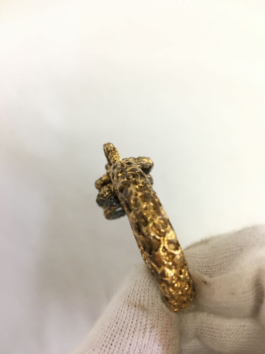 シャネル ヴィンテージ ココマーク 溶岩 訳あり キーホルダー 