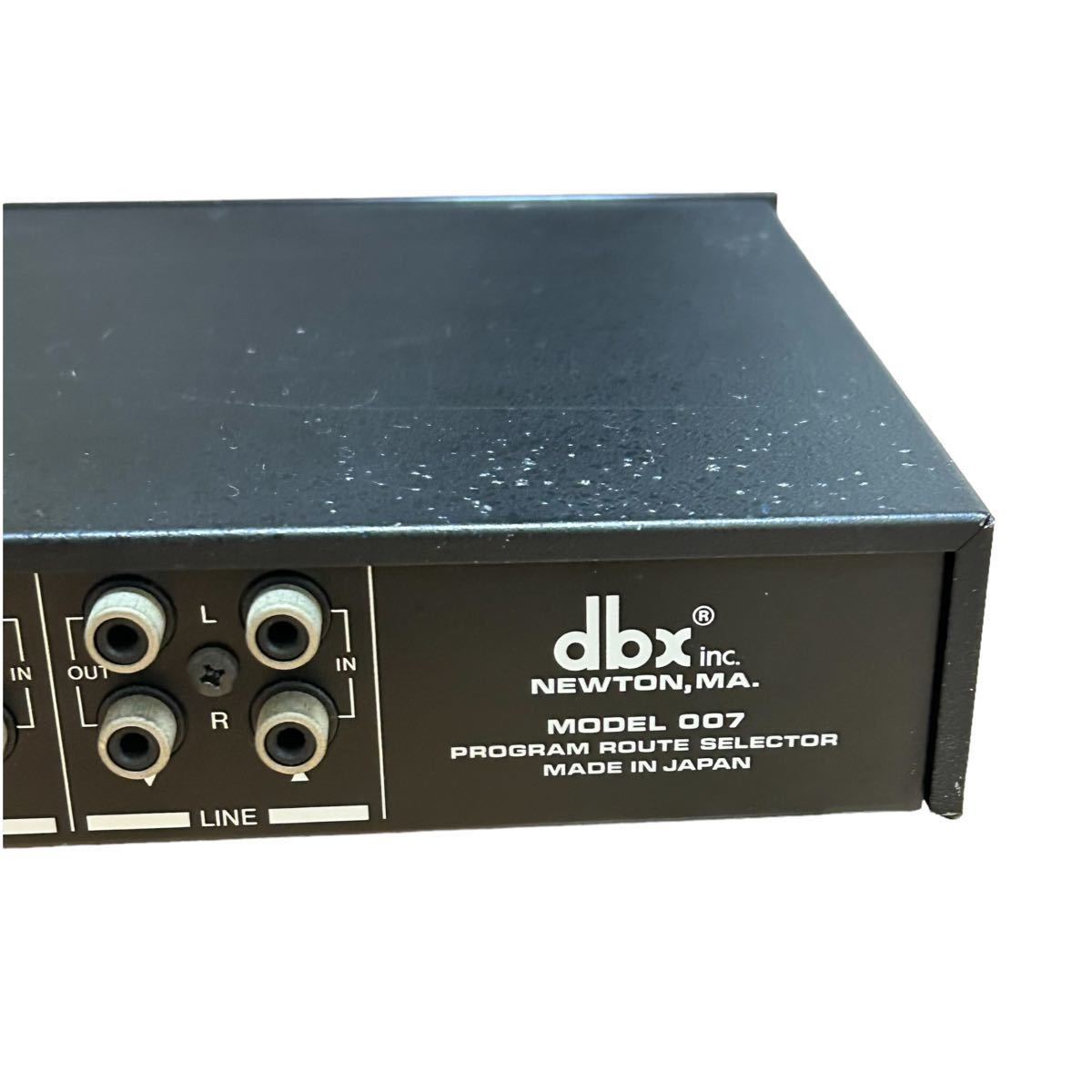 dbx Model 007 ノイズリダクションユニット dbx 007 プログラムルート