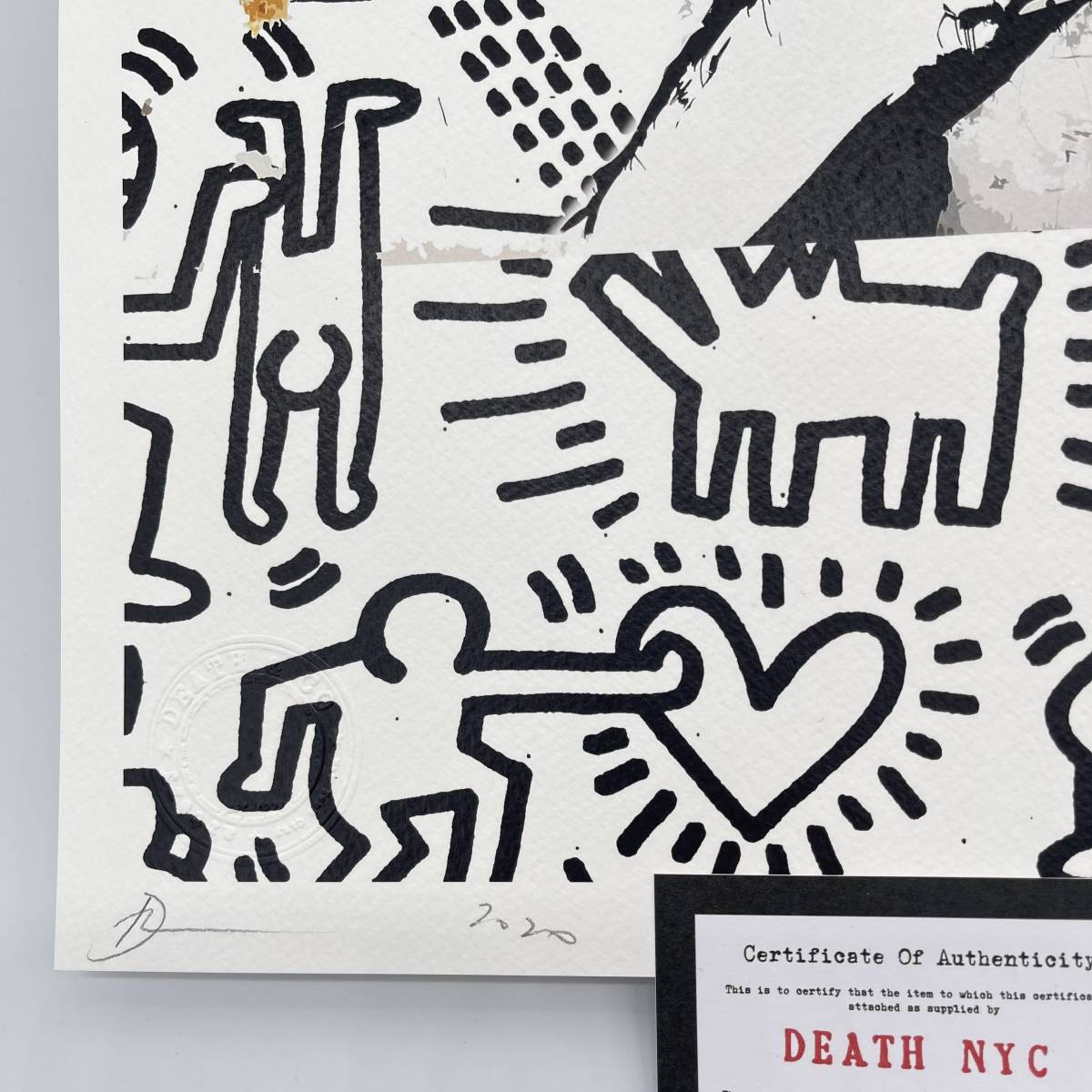 DEATH NYC 世界限定100枚 アートポスター Banksy バンクシー Keith
