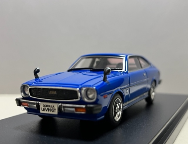 最安値，セール Hi-Story 1/43 Toyota COROLLA LEVIN GT1977 フィールライクブルー(乗用車)｜売買されたオークション情報、yahooの商品情報をアーカイブ公開 - オークファン 乗用車