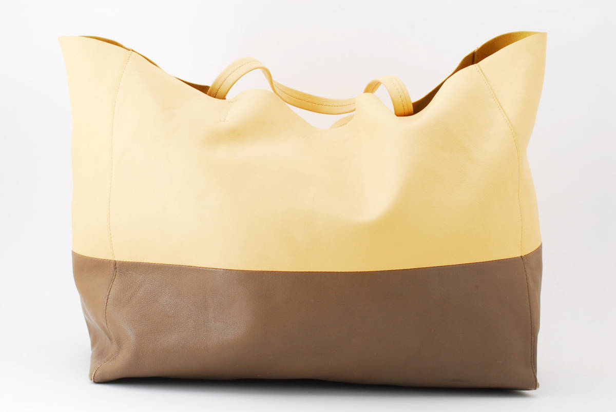 1円スタート】CELINE セリーヌ レザー ホリゾンタルカバ トートバッグ 
