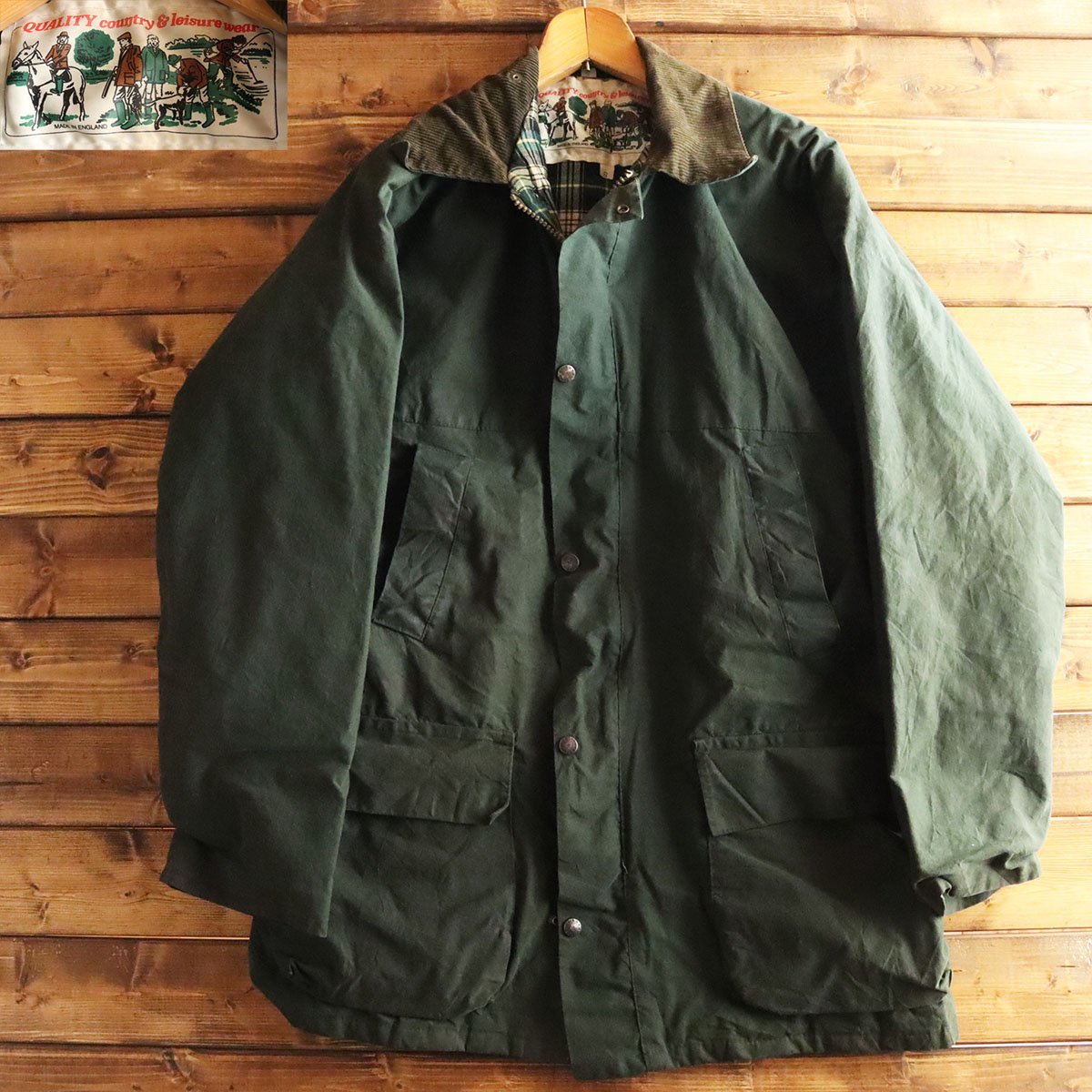 C3/T7.30-1 イングランド製 QUALITY country & leisure wear オイル 