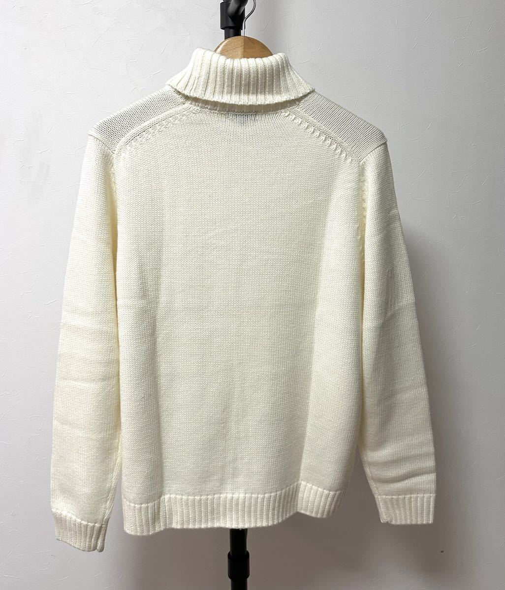 AOYAMA青山HILTONタートルネックセーター【5G】【トガニット】(XL  