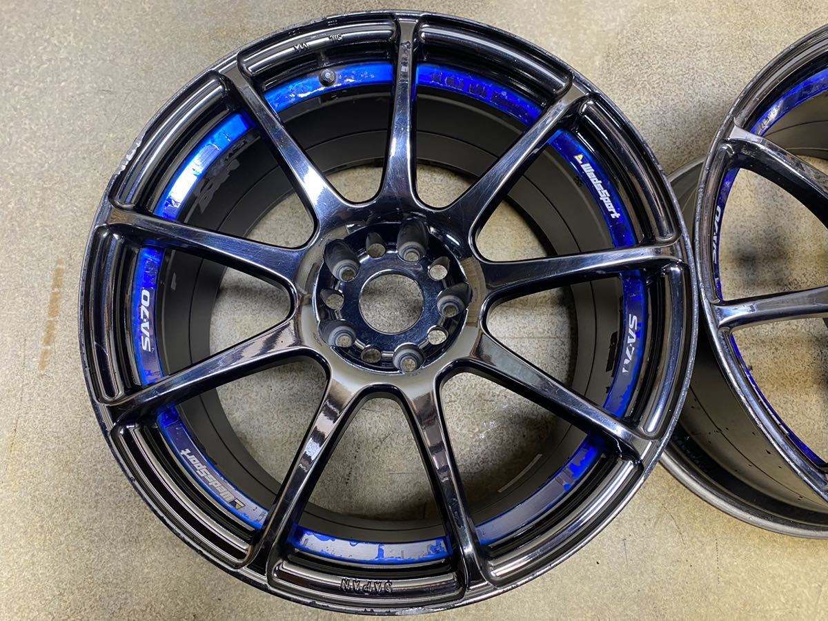 ウェッズスポーツ Weds sport SA-70 メッキ 18インチ 10J +18 PCD114.3 