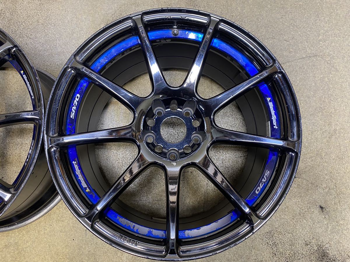 ウェッズスポーツ Weds sport SA-70 メッキ 18インチ 10J +18 PCD114.3 