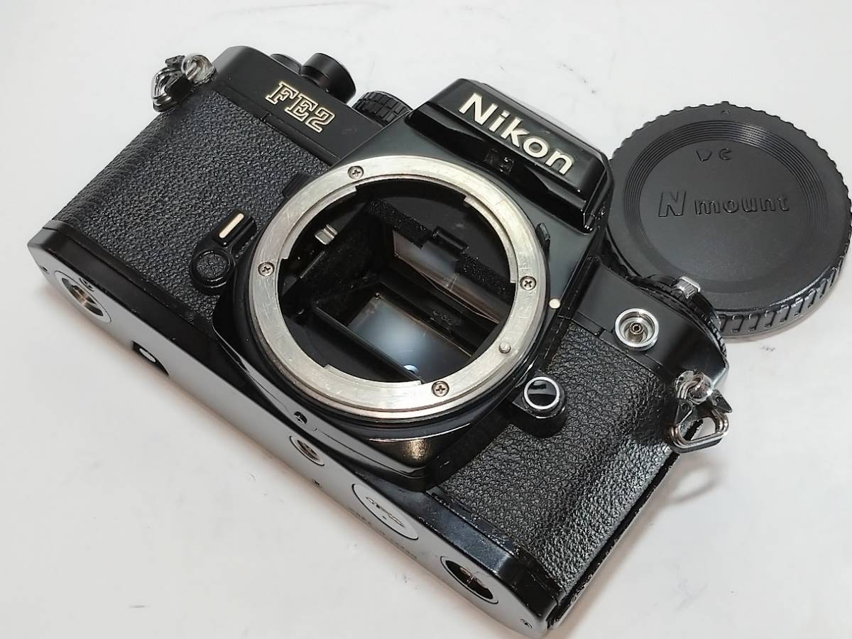 【実用美品／動作確認済】 ニコン Nikon FE2 ブラック　1/4000秒シャッター搭載の製造数の少ない人気で希少なFE2の逸品です！#1444 Nikon FE2 ニコン ブラックボディ 1&frasl;4000秒 #カメラ