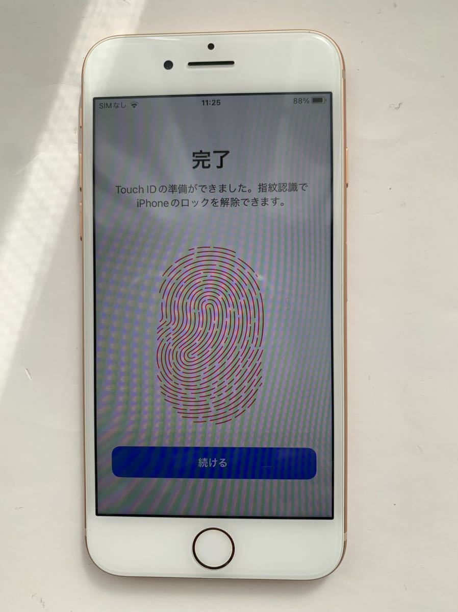 iPhone8 64GB SIMロックなしホームボタン便利 64GB iPhone 0 SIMロックなしMQ7A2J&frasl;A 美品 sim
