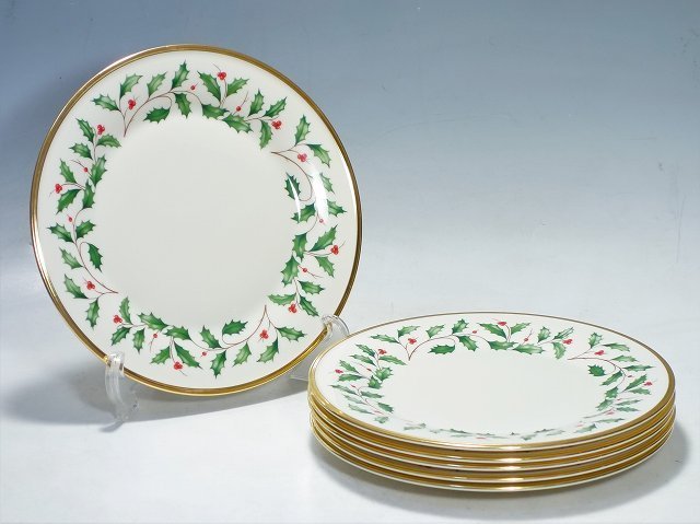 【激安大特価，限定セール】 K11143 USA LENOX レノックス HOLIDAY ホリデー 27cm ディナープレート 6枚 大皿 ホワイトハウス御用達(単品)｜売買されたオークション情報、yahooの商品情報をアーカイブ公開 - オークファン プレート、皿