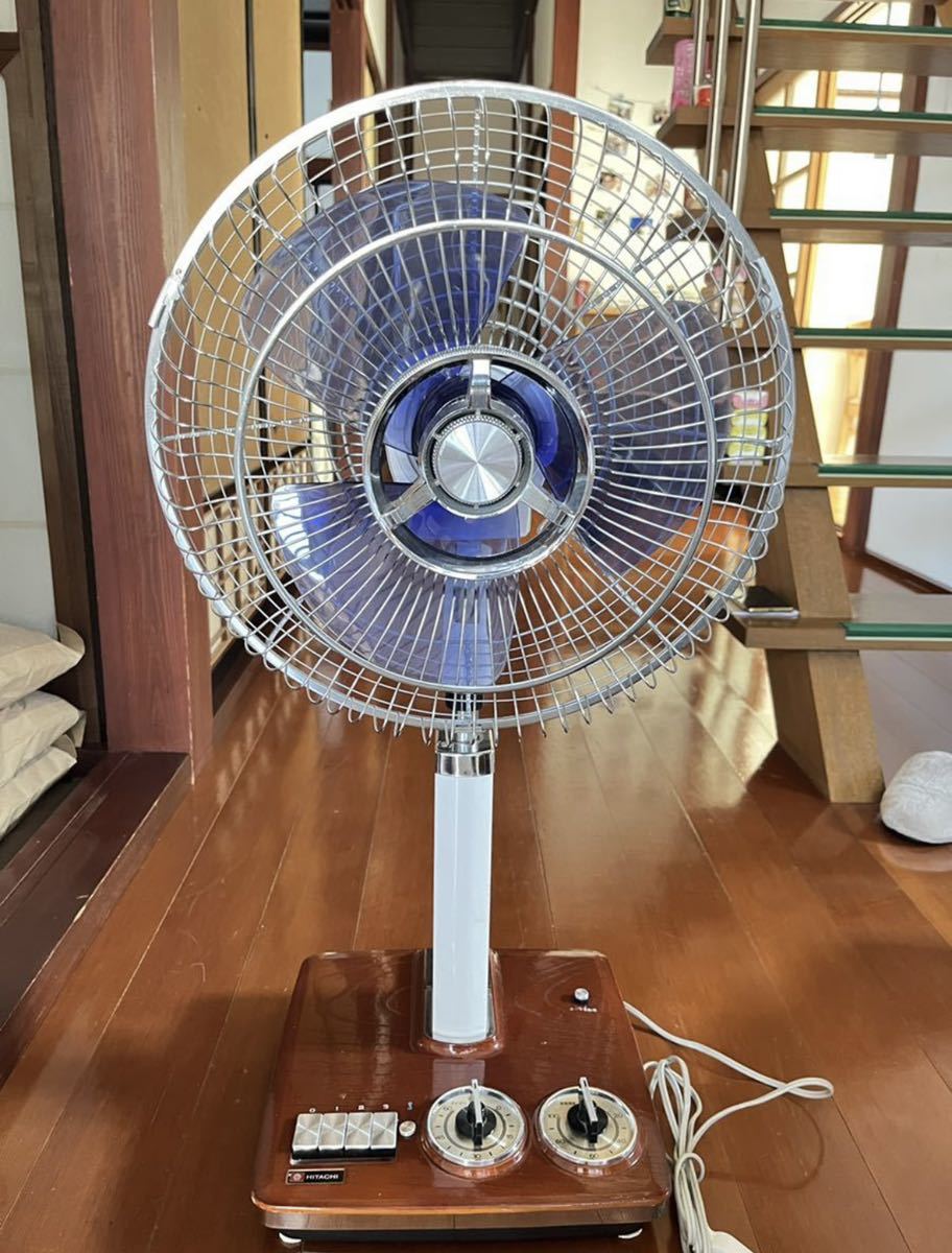 ☆1円スタート☆HITACHI 日立 扇風機 昭和レトロ H-636形 アンティーク