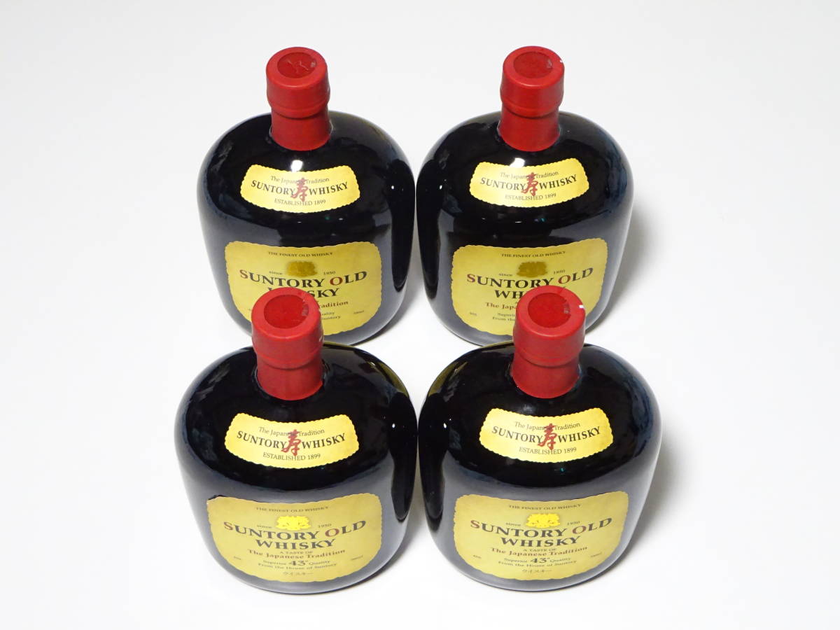 【新品未開栓品】SUNTORY サントリー オールド 4本セット 700ml 43% ウイスキー