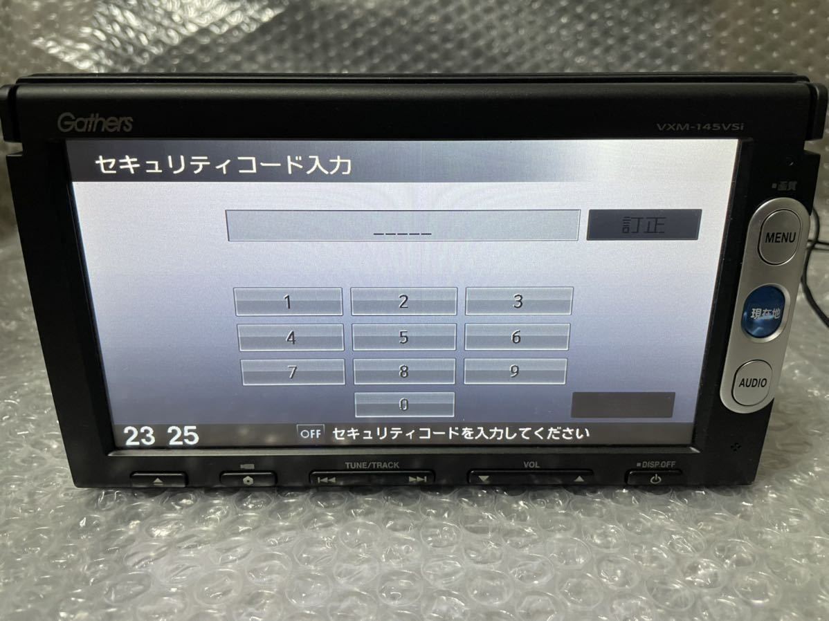 ホンダ 純正ナビGathers VXM-145VSi セキュリティコード有 ホンダ