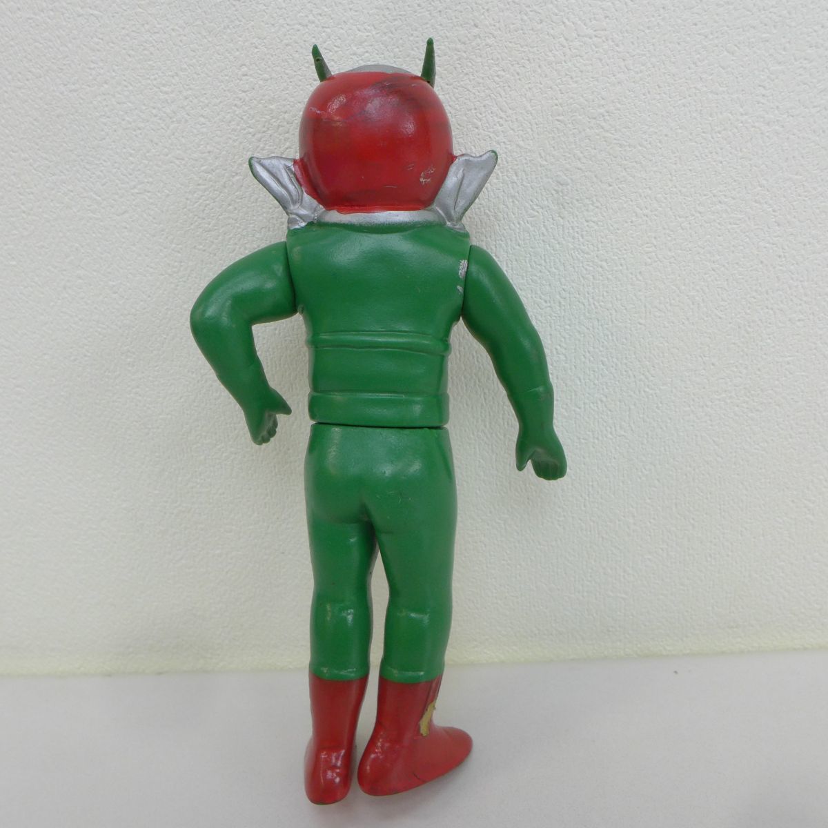 外軽S6441○稀少 当時物 ソフビ人形 仮面ライダーV3 無版権 パチソフビ 