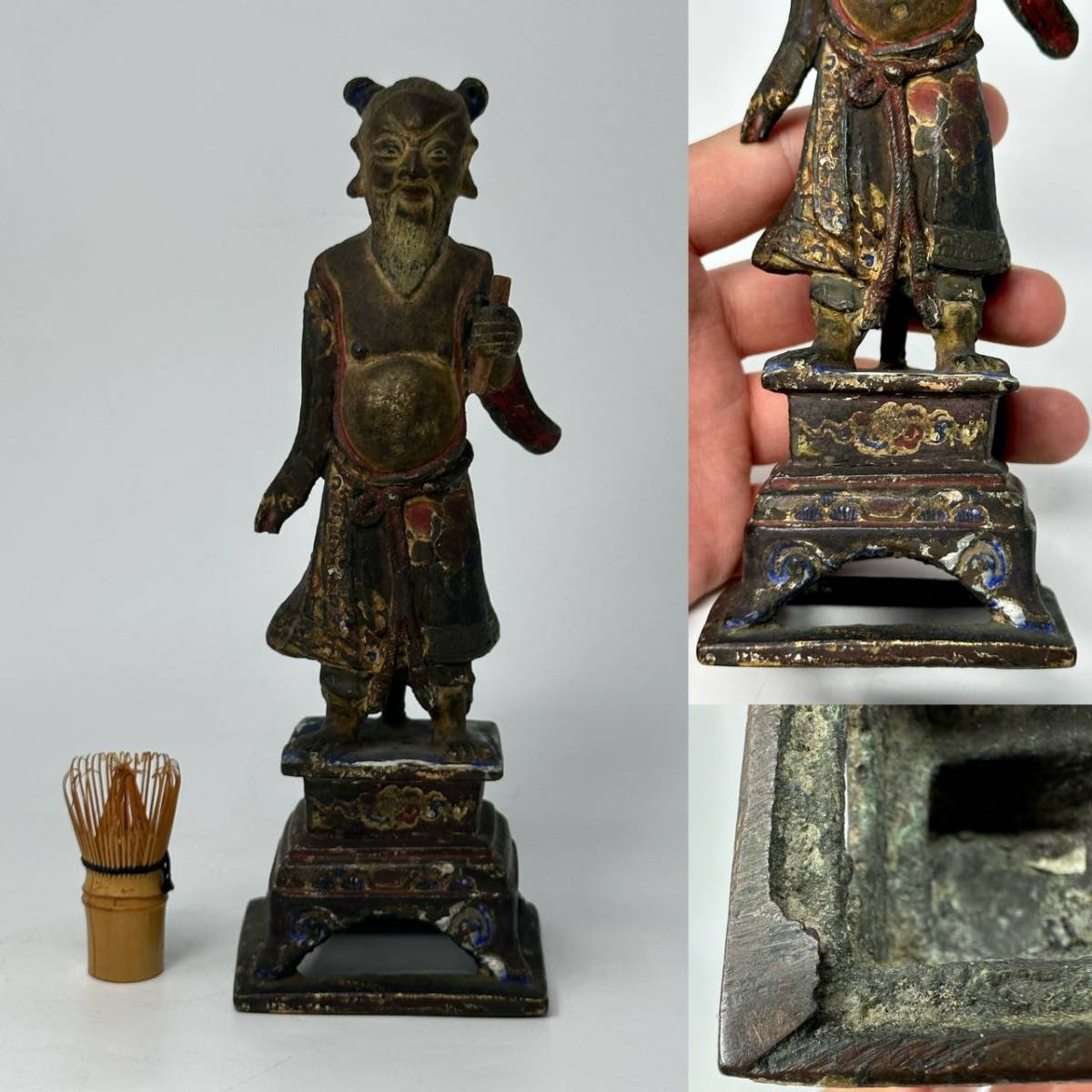 時代物 彫刻家 古物保証 旧家整理品 一刀彫 古木 在銘 壁掛け ふくろう 