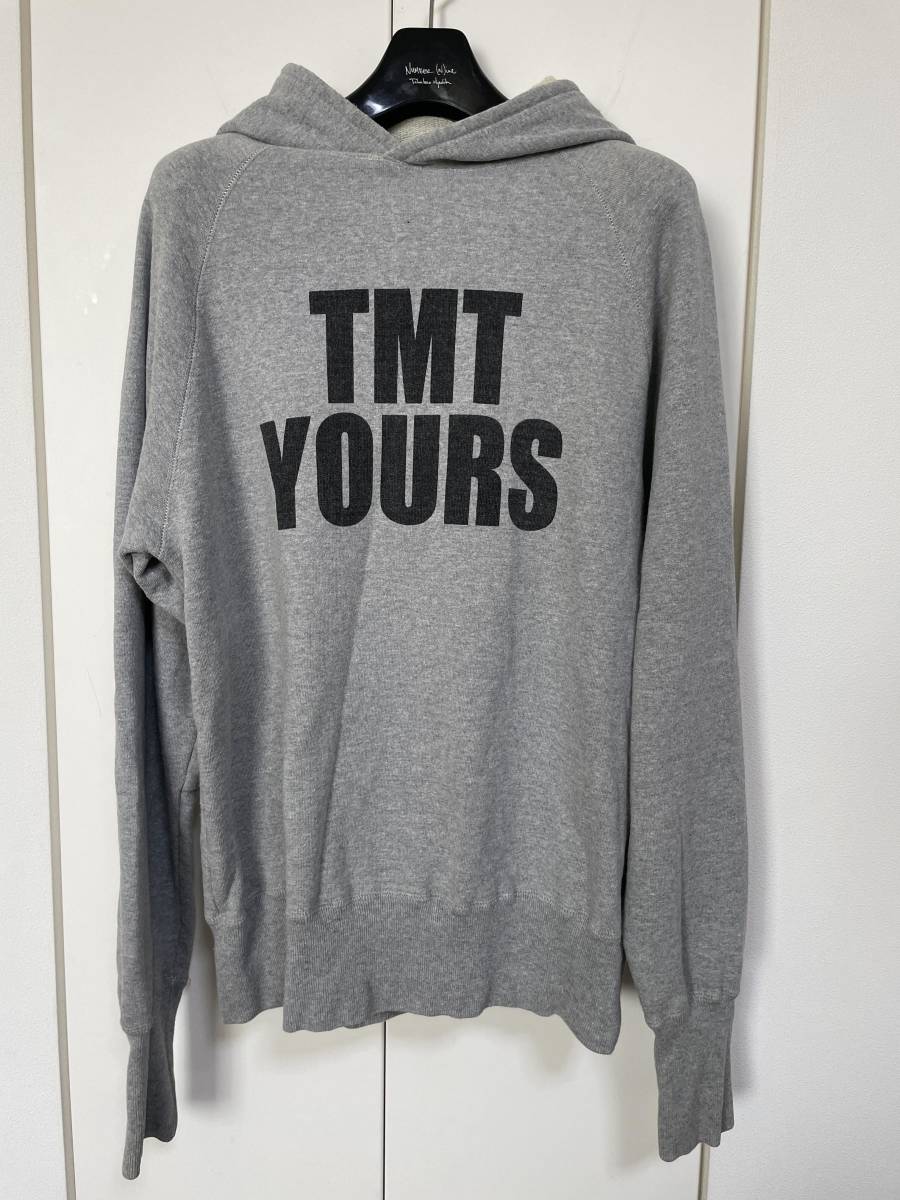 TMT BIG3 YOURS - 黒 プルオーバー ダメージ加工 M ブラック パーカー 