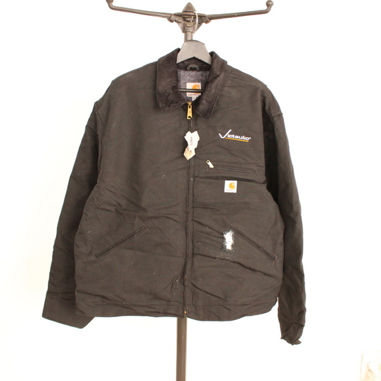 G590 2000年代製 Carhartt カーハート デトロイトジャケット 裏地ブランケット USA製■00s Y2K 表記XLサイズ ブラック アメカジ ワーク Carhartt カーハート USA製 スミクロ aztec1000A2254送料無料 Mexico