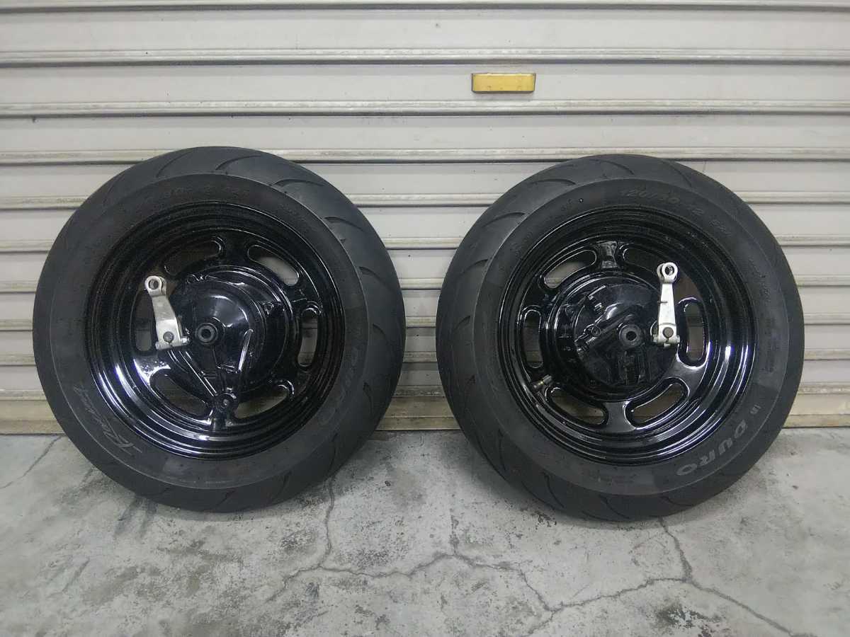 塗装済み□エイプ50 APE ホイールセット DUNLOP DURO ダンロップタイヤ 