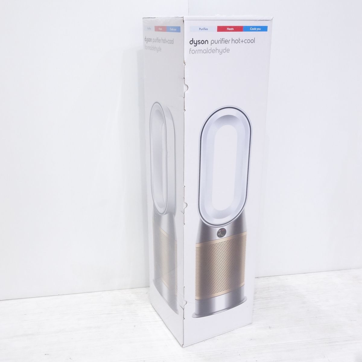 106 【未開封】Dyson ダイソン Purifier Hot+Cool Formaldehyde 空気清浄 ファンヒーター HP09 WG ホワイト/ゴールド