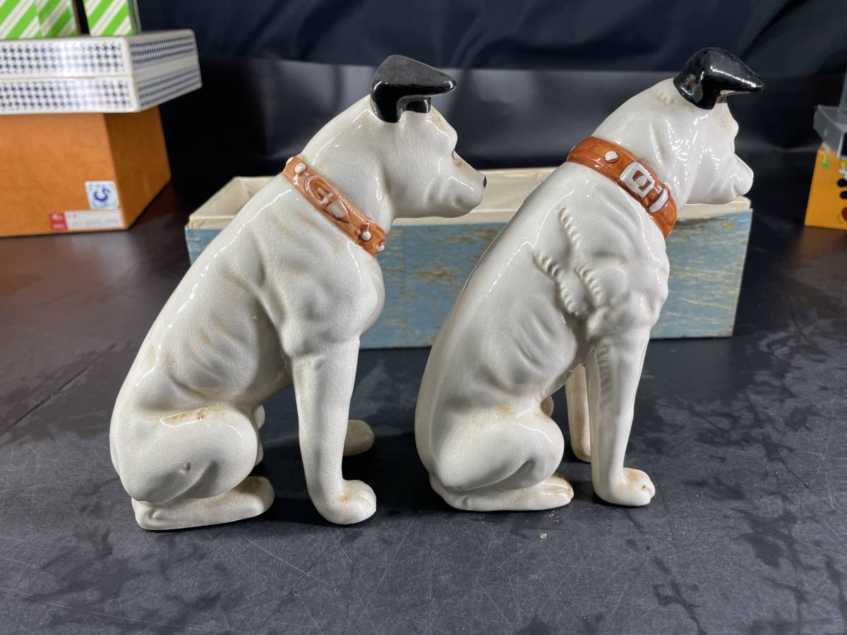 ソ8/ 昭和レトロ インテリア ビクター犬＆マグカップ3客 ニッパー 