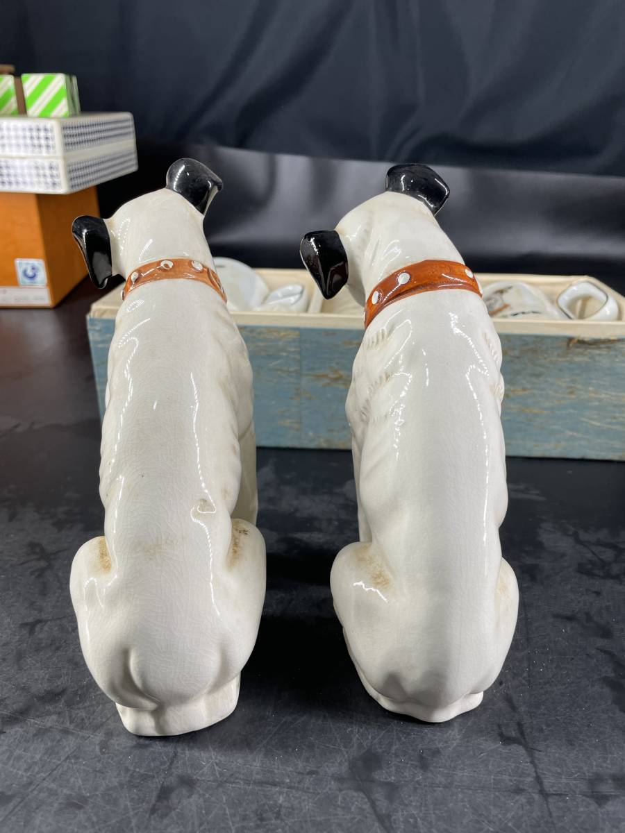 ソ8/ 昭和レトロ インテリア ビクター犬＆マグカップ3客 ニッパー 