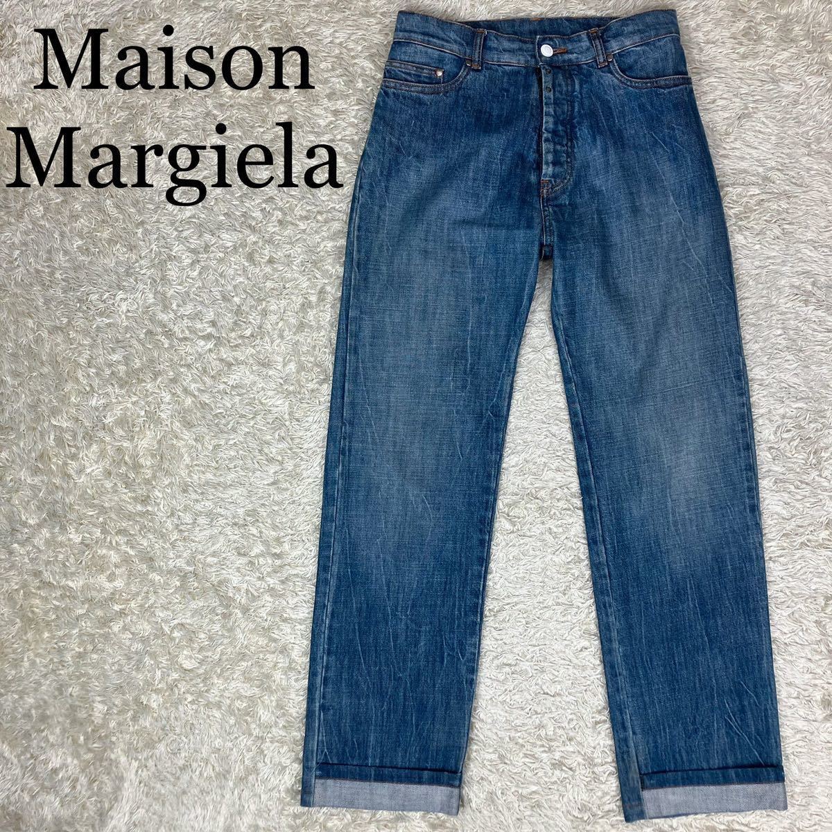 メゾンマルジェラ 背面ステッチタグ Maison Margiela インディゴデニム 