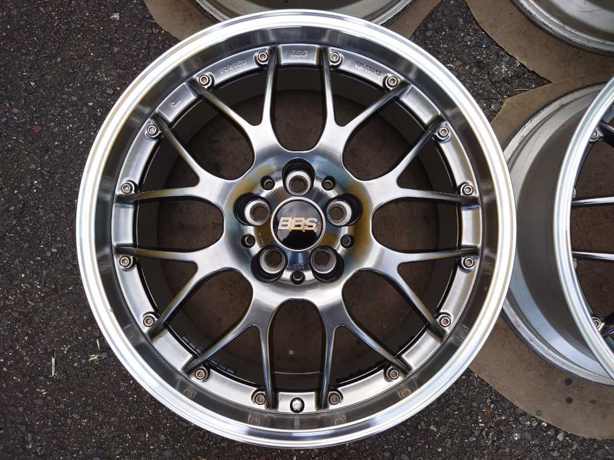 美品 86 BRZ プリウス 鍛造 BBS RS-GT DB-SLD ダイヤモンドブラック 18 